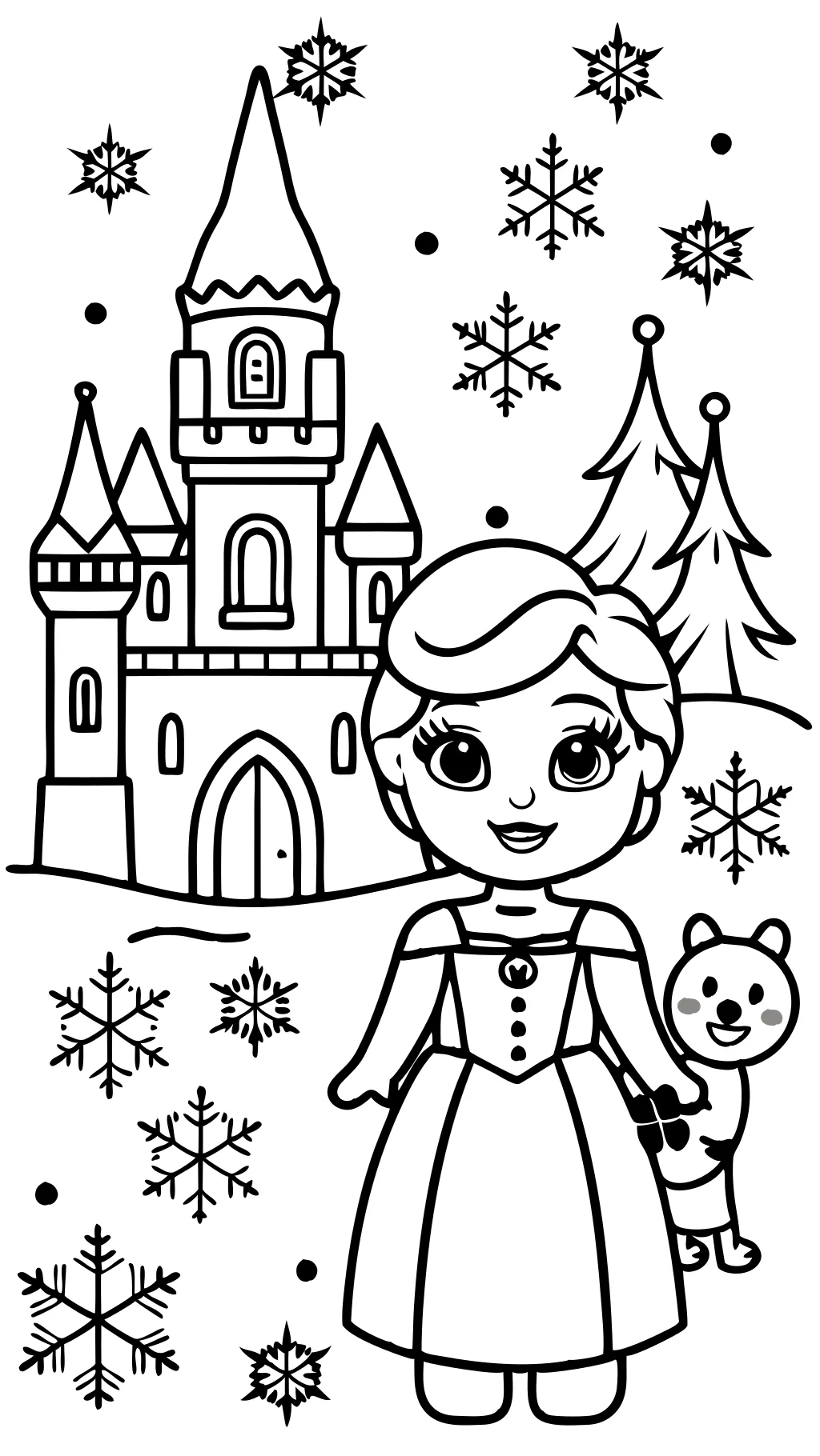 free printable frozen coloring pages